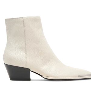 Dolce Vita White Leather Bootie